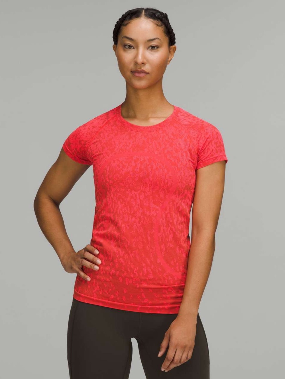 Lululemon Swiftly Tech Short Sleeve Shirt 2.0 | Covered Camo Red Rock / Flare 6